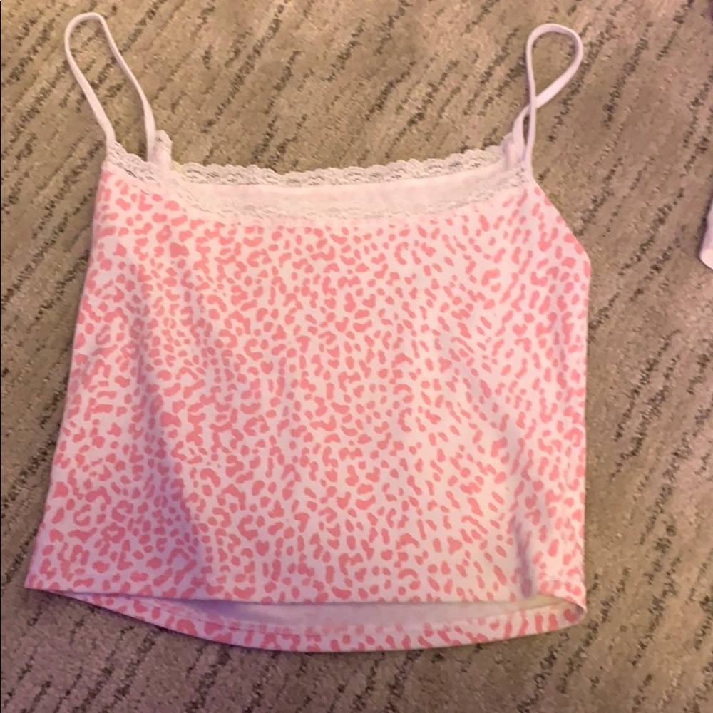 pink cheetah print tank top